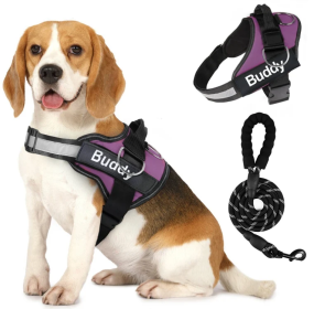 Pet Clothing Dog Couple Chest Strap Rope (Option: Purple-XS)