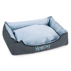 Four Seasons Removable And Washable Small Dog Cooling Nest Pet Supplies (Option: Grey blue-L)