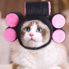 Curly Hair Pet Hat Cat Funny Dress Up Pet Products (Option: Charter Woman Hat-Average Size)