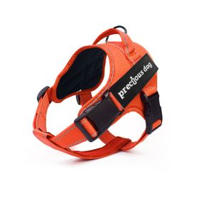 Medium Sized Large Dog Pet Chest Strap (Option: Orange-2XL)