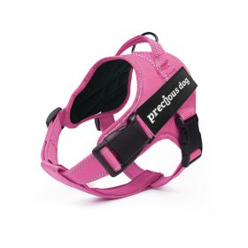 Medium Sized Large Dog Pet Chest Strap (Option: Pink-L)