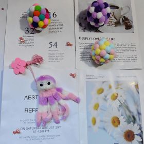 Household Adjustable Cat Teaser Toy (Option: Purple White Small Octopus-Caterpillar Toys)