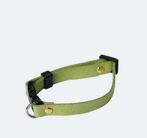 Pet Supplies Pet Cat Dog Accessories Bow Collar Diy Collar Velvet Adjustable (Option: Light Green-XS)